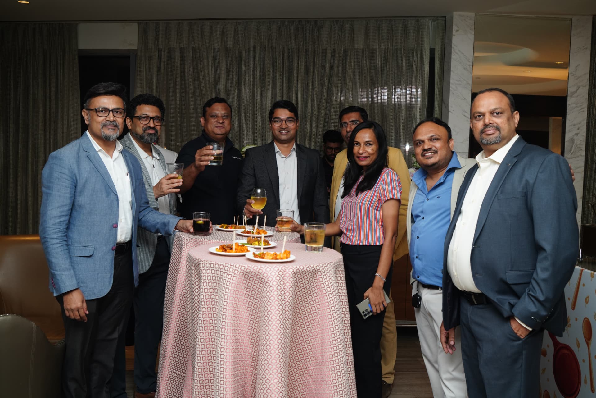 GCC Leaders networking after a community gathering